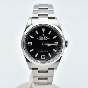 ロレックス エクスプローラーⅠ 黒文字盤 SS/AT 124270 買取実績【買取日：2025年10月1日】