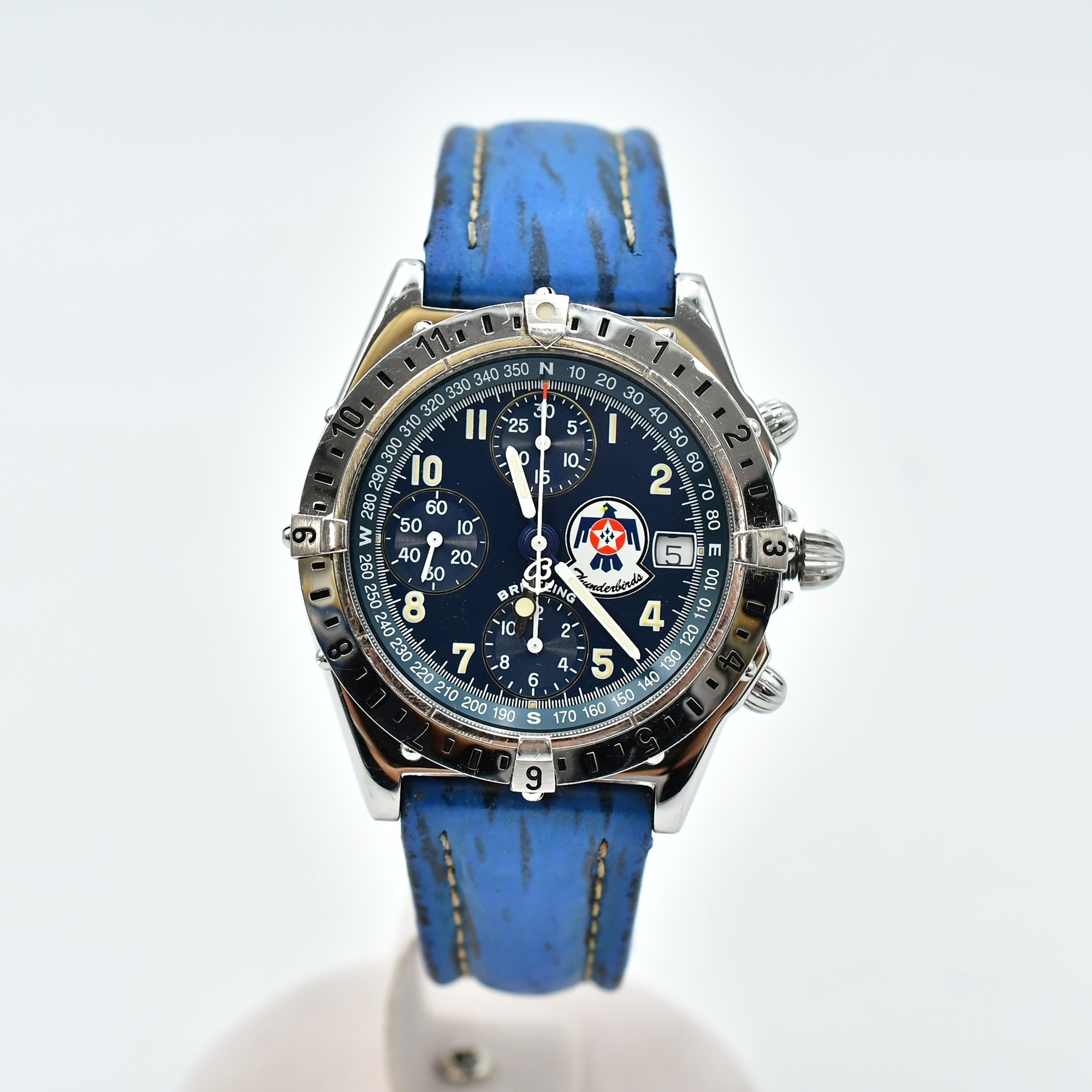 ブライトリング クロノマット ロンジチュード サンダーバード 青文字盤 SS/AT Bランク
