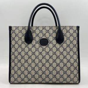 グッチ GGスモールトート 2WAYバッグ 黒×ベージュ キャンバス 659983 買取実績【買取日：2025年10月26日】