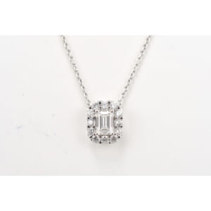 グラフ ダイヤネックレス エメラルドカット K18WG 0.7ct G/VS1/E/N 買取実績【買取日：2025年10月19日】