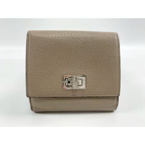 フェンディ ズッカ柄 三つ折り長財布 キャンバス×レザー 買取