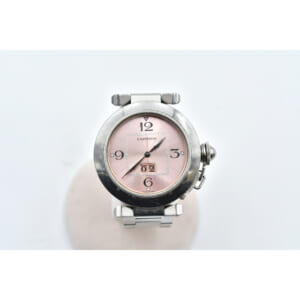 カルティエ パシャC ビッグデイト ピンク文字盤 SS/AT W31058M7 買取実績【買取日：2025年10月15日】