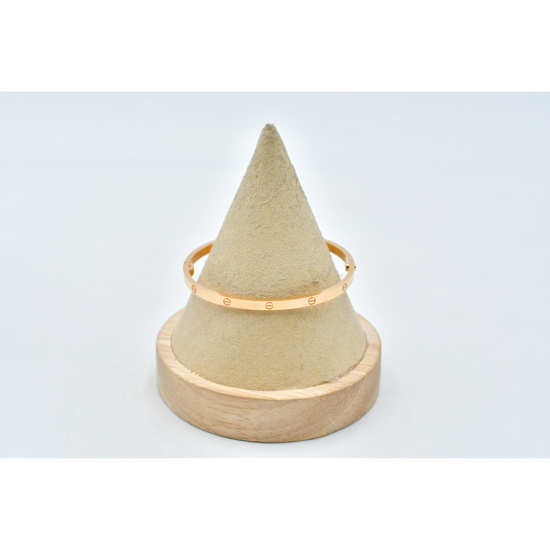 カルティエ ラブブレスSM 新型 K18PG ♯18 ブレスレット バングル ピンクゴールド Bランク