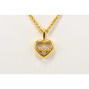 ショパール ハッピーダイヤ ネックレス 3PD K18YG 794611-0003 買取実績【買取日：2025年10月1日】