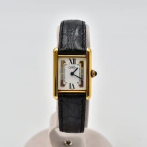 カルティエ マストタンク ヴェルメイユ 白文字盤 SV×革/QZ W1006354 買取実績【買取日：2025年10月6日】