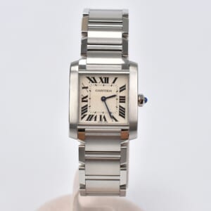 カルティエ タンクフランセーズMM 白文字盤 SS/QZ WSTA0005 買取実績【買取日：2025年10月21日】