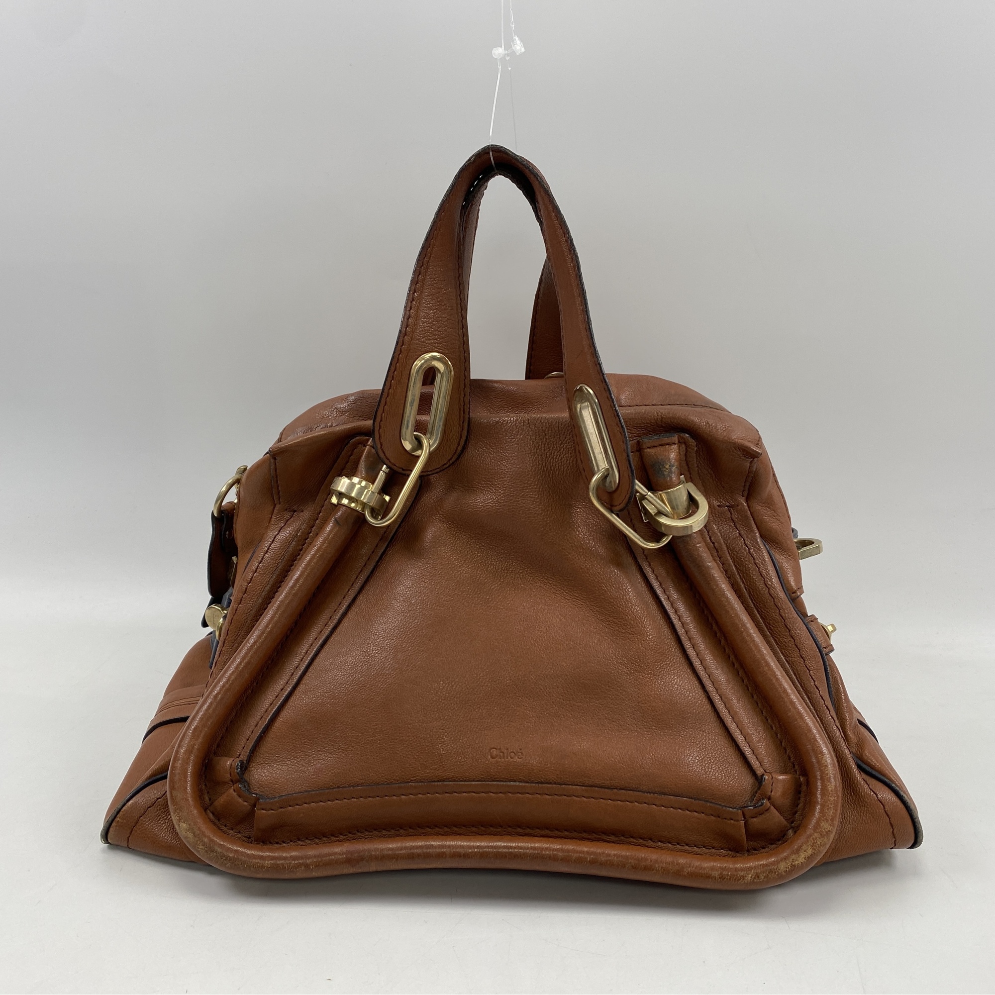 Chloé クロエ パラティ 2way レザー ショルダーバッグ ブラウン