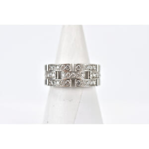 カルティエ マイヨンパンテール ダイヤリング 750WG #51 買取実績【買取日：2025年10月14日】