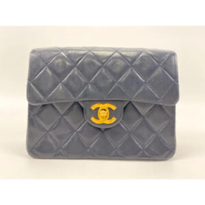 シャネル ミニマトラッセ チェーンショルダーバッグ ネイビー カーフスキン GD金具 買取実績【買取日：2025年9月27日】