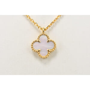 ヴァンクリーフ＆アーペル スイートアルハンブラ ネックレス マザーオブパール Au750YG 買取実績【買取日：2025年10月3日】