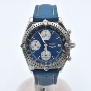 ブライトリング クロノマットデイト 青文字盤 SS×革/AT A13048 買取実績【買取日：2025年10月15日】