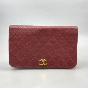 シャネル チェーンショルダーバッグ ボルドー レザー GD金具 シールなし 買取実績【買取日：2025年10月21日】