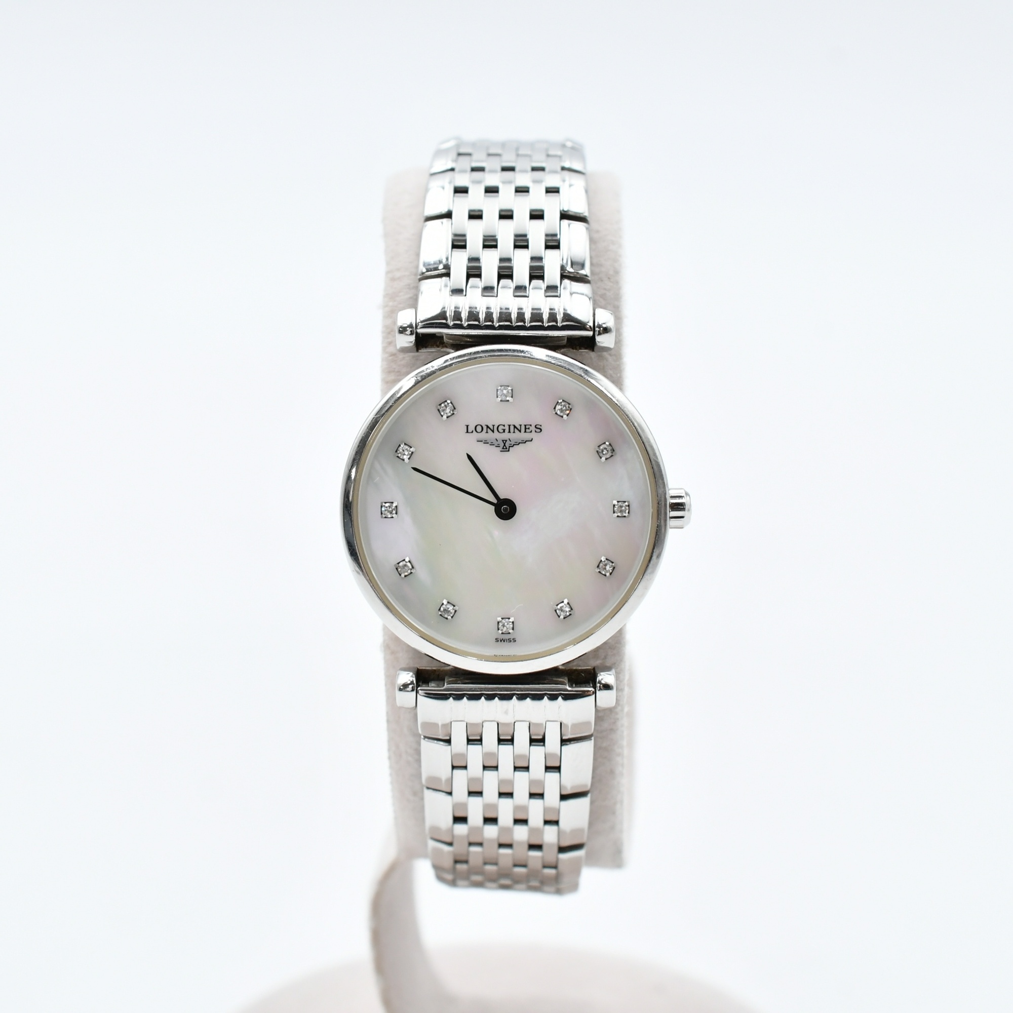 ロンジン ラグランクラシックドゥロンジン シェル文字盤 SS/QZ Cランク