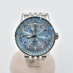 ブライトリング ナビタイマー オートマチック GMT アイスブルー文字盤 SS/AT A32310 買取実績【買取日：2025年10月1日】