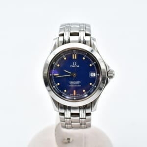 オメガ　シーマスター　AT デイト　シルバー文字盤　コマ1付き オメガ シーマスター シルバー文字盤 SS/AT 1501/823 買取実績