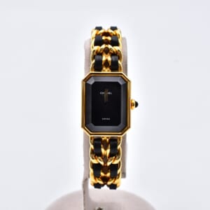 シャネル プルミエールL 黒文字盤 GP×革/QZ 買取実績【買取日：2025年10月17日】