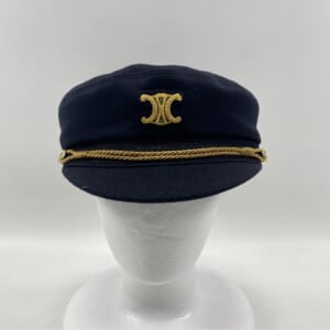 セリーヌ トリオンフ セーラーキャップ 黒 ナイロン #57 2aus1327v.07dn 買取実績【買取日：2025年10月21日】