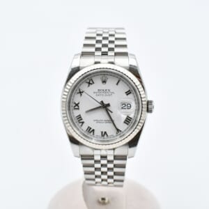 ロレックス デイトジャスト ホワイトローマ文字盤 ジュビリーブレス SS×WG/AT 116234 買取実績【買取日：2025年10月26日】