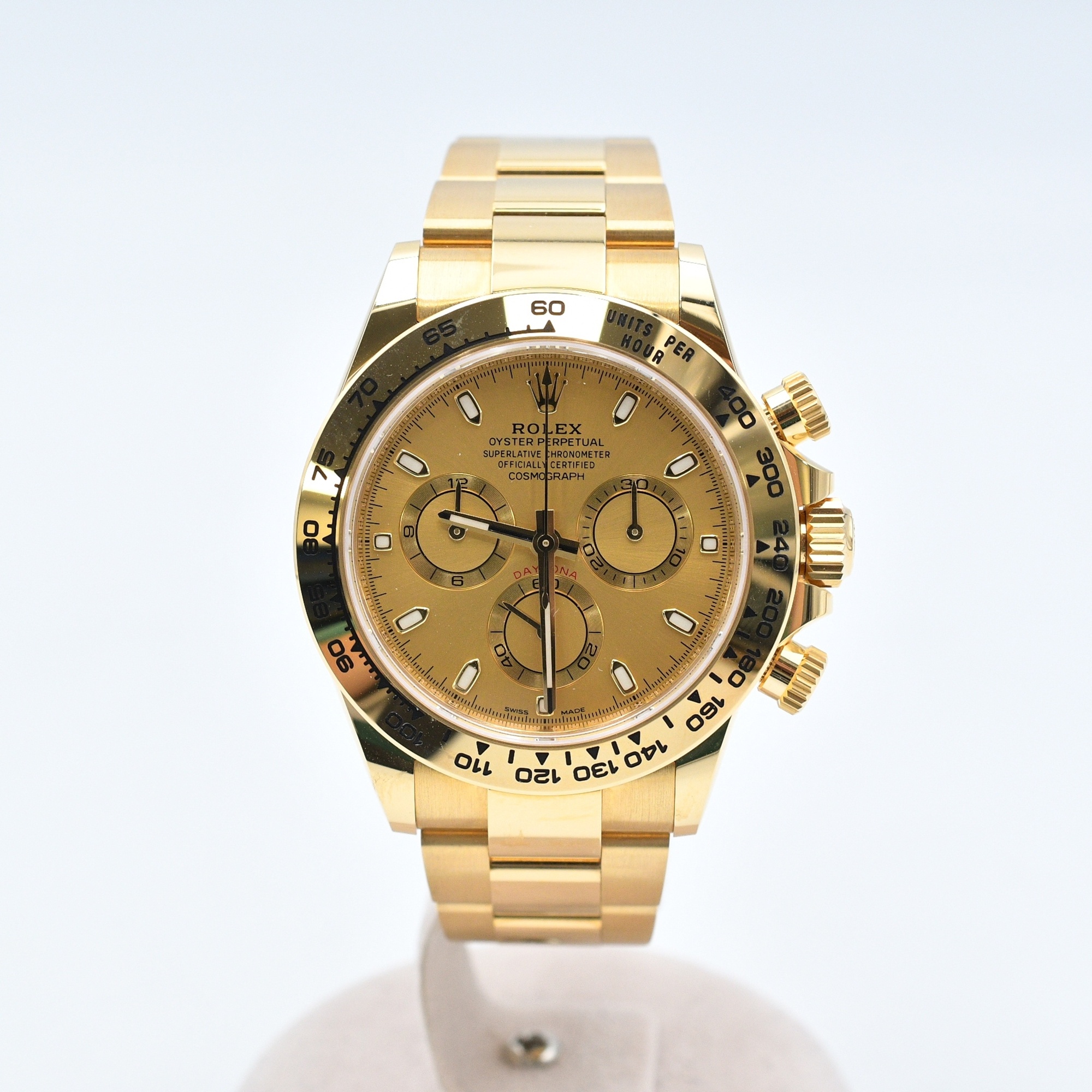 ロレックス デイトナ シャンパン文字盤 YG/AT 116508 Aランク