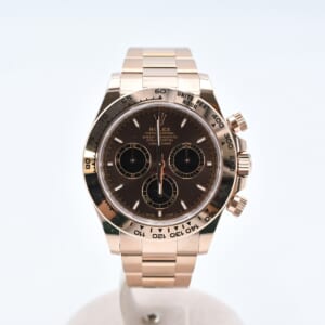 ロレックス デイトナ チョコ×ブラック文字盤 PG/AT 126505 買取実績【買取日：2025年10月8日】