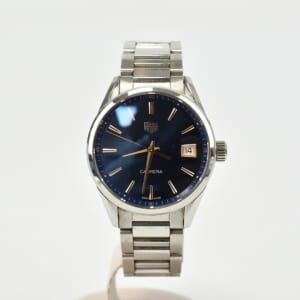 タグホイヤー カレラ 青文字盤 SS/QZ WBK1312.BA0652 買取実績【買取日：2025年10月16日】