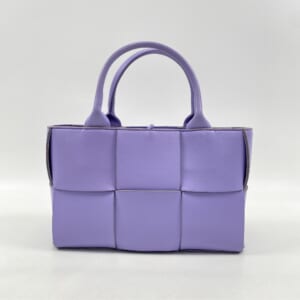ボッテガヴェネタ ミニアルコ トートバッグ パープル レザー 買取実績【買取日：2025年10月23日】