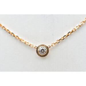 カルティエ ダムール XS ダイヤ ネックレス Au750PG 買取実績【買取日：2025年10月16日】