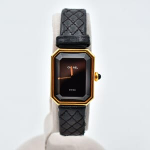 シャネル プルミエール 黒文字盤 YG×革/QZ H0090 買取実績【買取日：2025年10月16日】