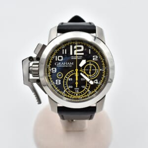 グラハム クロノファイター オーバーサイズ クロノグラフ 黒文字盤 SS×革/AT 2CCAS.B16A 買取実績【買取日：2025年10月1日】
