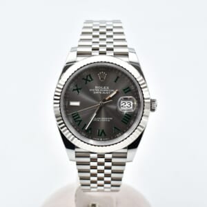 ロレックス デイトジャスト41 スレートローマン文字盤 ジュビリーブレス SS×WG/AT 126334 買取実績【買取日：2025年10月6日】