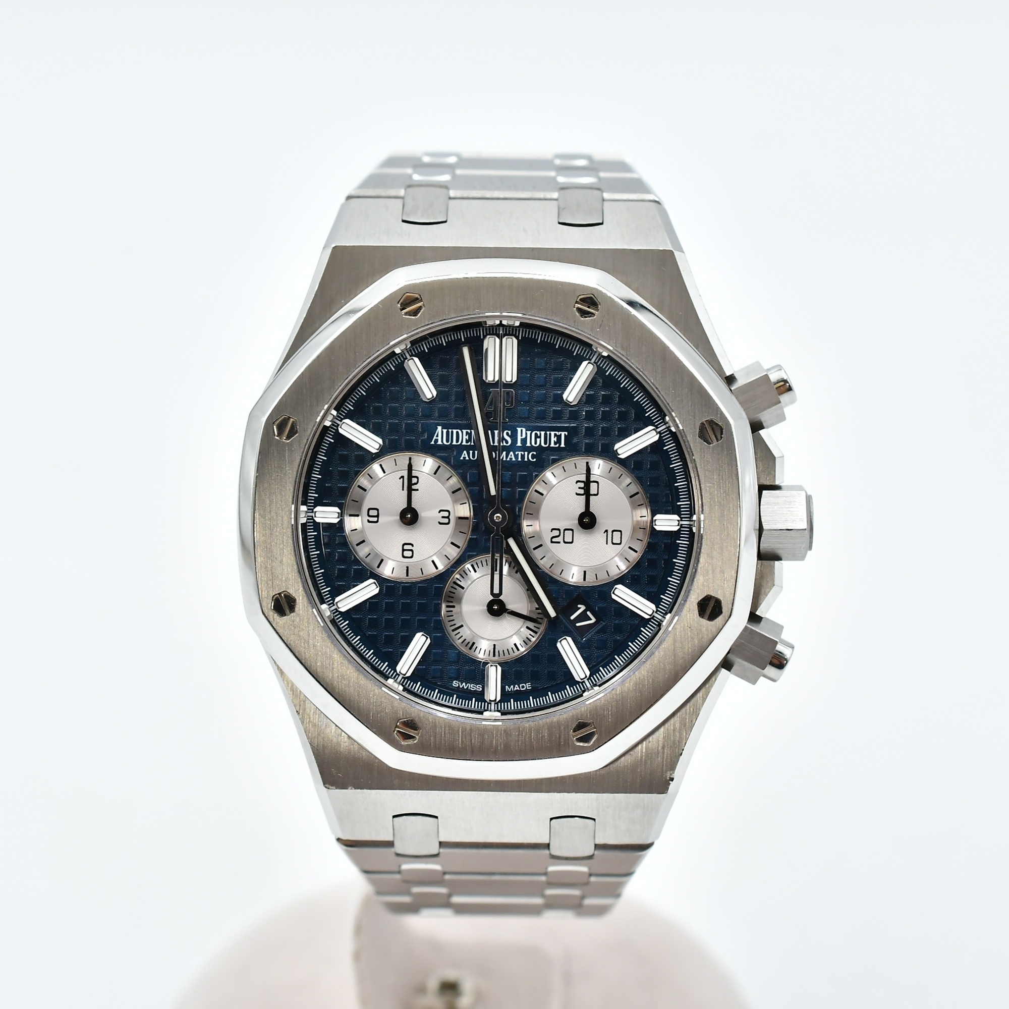 オーデマ ピゲ ロイヤルオーク クロノグラフ 青文字盤 SS/AT 26331ST.OO.1220ST.01 Bランク