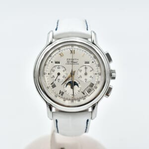 ゼニス クロノマスター トリプルカレンダー ムーンフェイズ シルバー文字盤 SS/AT 02.0240.410/01 買取実績【買取日：2025年10月16日】