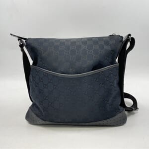グッチ GGキャンバス 黒 ジャガード パンチング ショルダー 145857 買取実績【買取日：2025年10月26日】