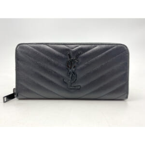 サンローラン ラウンドファスナー長財布 黒 キャビア 358094 買取実績【買取日：2025年10月6日】