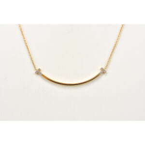 ティファニー Tスマイル スモール ダイヤネックレス K18 買取実績【買取日：2025年10月11日】