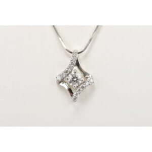 ダイヤネックレス トップPt900/チェーンPt850 D0.32ct 脇0.19ct 買取実績【買取日：2025年10月3日】