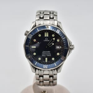 オメガ シーマスター AT デイト シルバー文字盤 コマ1付き O1379.jpg