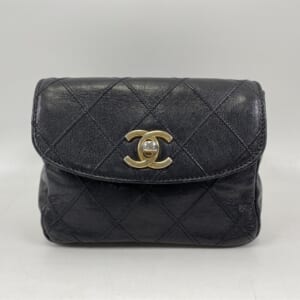 シャネル ビコローレ ウエストポーチ 黒 GD金具 買取実績【買取日：2025年10月15日】