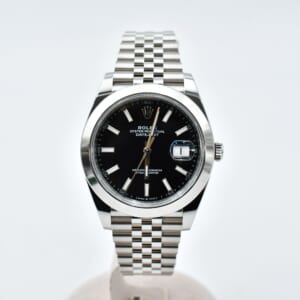 ロレックス デイトジャスト 黒文字盤 ジュビリーブレス SS/AT 126300 買取実績【買取日：2025年10月11日】