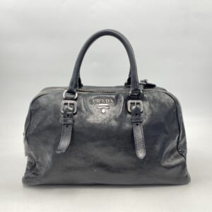 プラダ ハンドバッグ 黒 レザー BN1606 買取実績【買取日：2025年10月26日】