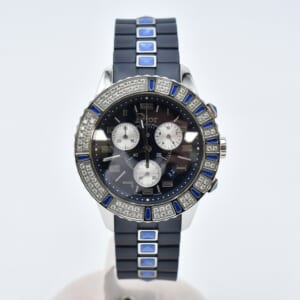 ディオール 青文字盤 SS×ラバー/QZ CD11431FM001-1 買取実績【買取日：2025年10月21日】