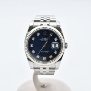 ロレックス デイトジャスト ブルー文字盤 10PD ジュビリーブレス SS×WG/AT 116234 買取実績【買取日：2025年10月22日】