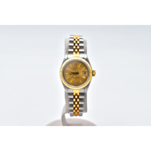 ロレックス デイトジャスト シャンパン文字盤 SS×YG/AT 69173 買取実績【買取日：2025年9月23日】