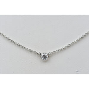 ティファニー バイザヤード タンザナイトネックレス SV925 直径