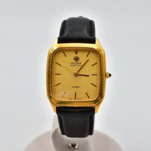 シチズン アゼンタ ゴールド文字盤 YG×革/QZ 0337-C30226 買取実績【買取日：2025年10月2日】