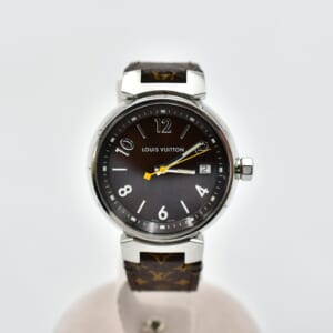 ルイ・ヴィトン タンブール デイト ブラウン文字盤 SS×革/QZ Q1311 買取実績【買取日：2025年10月6日】