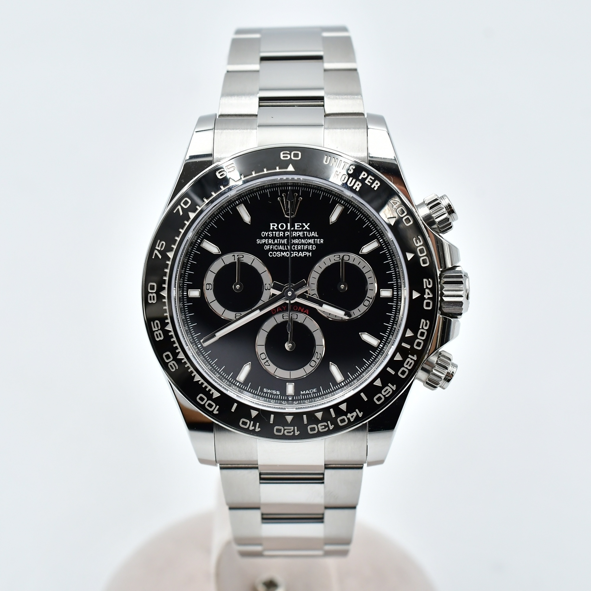 ロレックス デイトナ 黒文字盤 SS/AT 126500LN Nランク