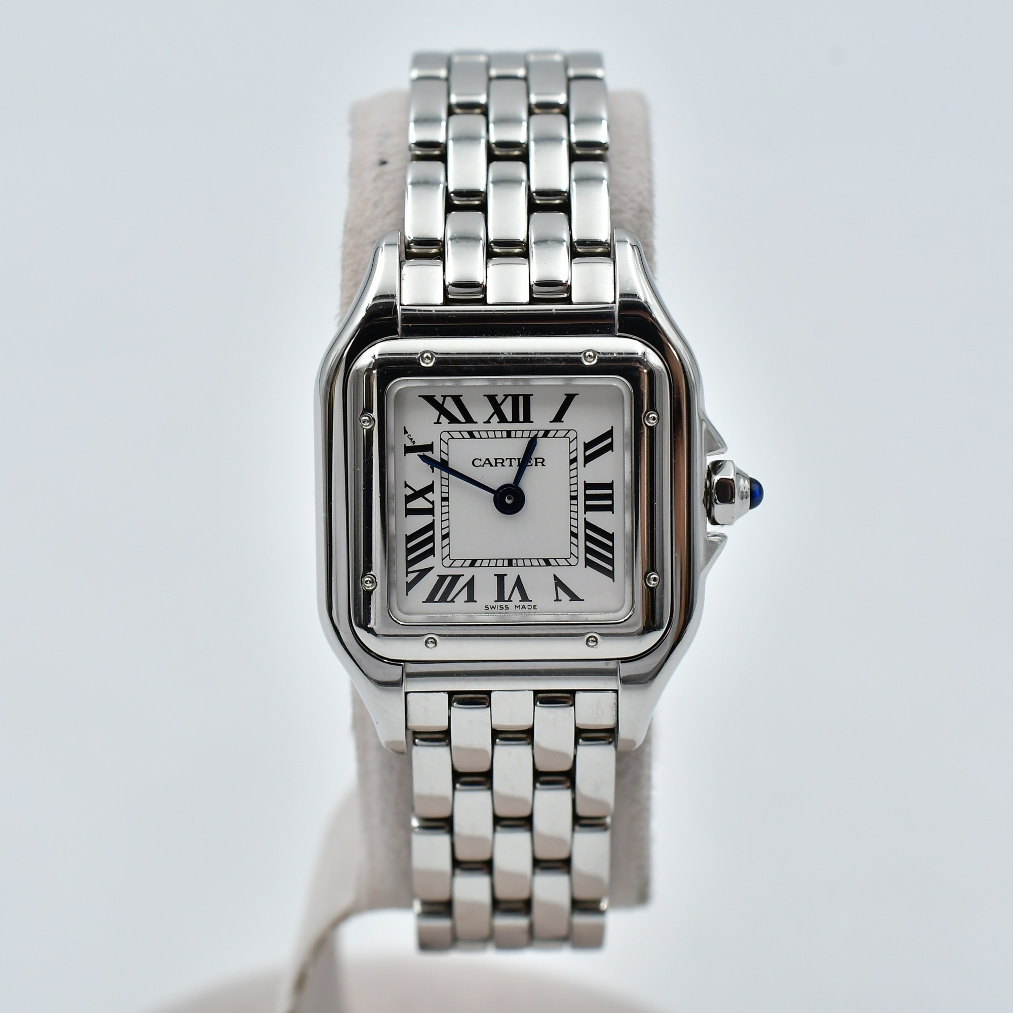 カルティエ パンテール ドゥ カルティエ SM 白文字盤 SS/AT