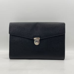 プラダ トラベルクラッチ サフィアーノ 黒 レザー 買取実績【買取日：2025年10月23日】