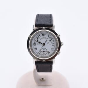 エルメス クリッパー 水色文字盤 SS×革/QZ CL1.310 買取実績【買取日：2025年10月26日】